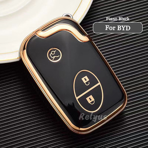 ปลอกกุญแจรีโมทรถยนต์แบบนิ่ม TPU,อุปกรณ์ตกแต่งรถยนต์แบบไร้กุญแจ Fob สำหรับ BYD S6 F3 L3 M6 F0 G3 S7 E6 G3R - Product Image 2