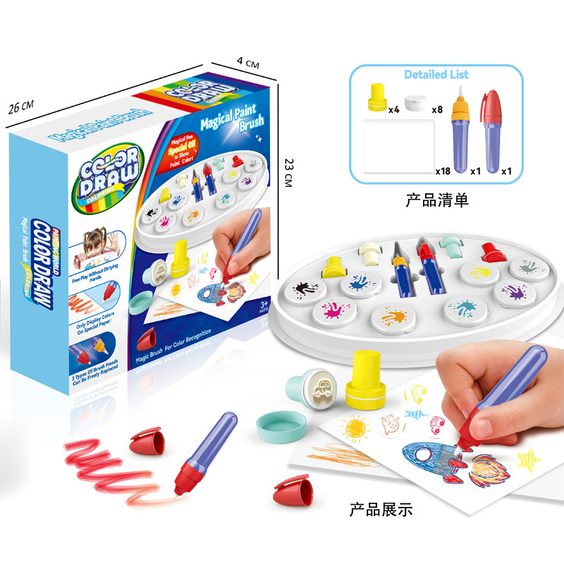 Set di pennelli colorati 6001-32 pezzi