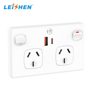 SAA承認10AホームGPO住宅用電気壁ソケット3.6A USB-A + タイプ-Cオーストラリア電源ポイントスイッチソケット - Product Image 3