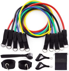 Elástico 100% látex yoga exercício fitness faixa de resistência