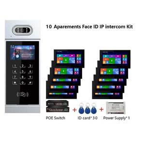 <strong>Ip</strong> <strong>Intercom</strong> Access Control <strong>System</strong> Multi Apartment Ips Touch <strong>Intercom</strong> with Elevator Control Function - Product Image 1