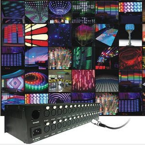 16-Port Madrixt ArtNet DMX Ethernet Controller 16 Einheiten XLR ArtNet DMX SPI LED Dimmer Beleuchtung für LED Controller DMX512 - Product Image 5