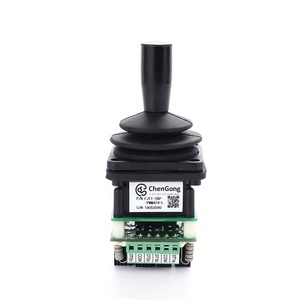 El controlador de Joystick de punta de dedo de doble eje para sistema hidráulico puede elegir el tipo PWM personalizado - Product Image 1