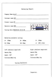 YRQ-0.3KG 0.5Kg 1.6Kg Beste Prijs 10.5-Inch Touchscreen Turbo-As Dynamische Balanceermachine Ondersteunt Russische Taal - Product Image 4