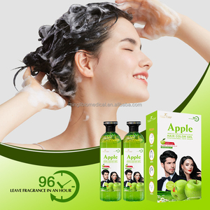 Nhãn hiệu riêng bán buôn vĩnh viễn thảo dược màu tóc dầu gội đầu & Đen Zippy màu <span class=keywords><strong>Apple</strong></span> Gel Tóc, OEM/ODM tùy biến có sẵn - Product Image 2