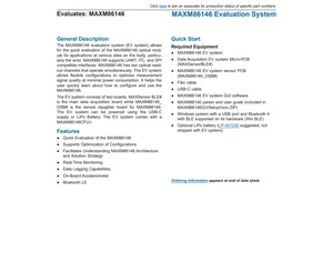 MAXM86146EVSYS # Evkit per la valutazione dei moduli PPG incorporati più strumenti di sviluppo di sensori di funzione - Product Image 2