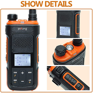 BAOFENG UV-11R GMRS Radio ripetitore in grado Radio bidirezionale con NOAA allarmi meteo e scansione a lungo raggio di supporto di tipo C ricarica - Product Image 5