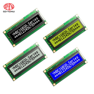 16*2 Monochromes alpha numerisches STN-Zeichen-LCD-Bildschirm modul mit LED-Hintergrund beleuchtung COB-Typ