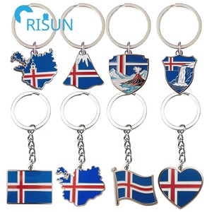 Nordic Countries Finland Sweden Norway Iceland Denmark Flag Enamel <strong>Key</strong> Ring Keyring Keychain Custom Northern Europe <strong>Key</strong> Chain - Product Image 4
