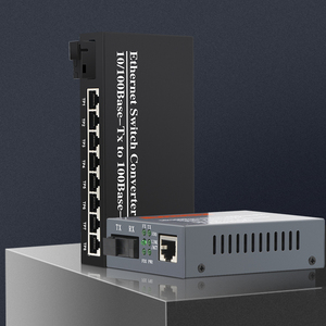 Netlink-Convertidor de medios industriales de fibra AB, HTB-3100, poe, 10/100 m, 20KM, RJ45, precio de fábrica más barato