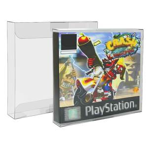 Şeffaf oyun kartı kartuş koruyucu depolama ekran kutusu kol örtüsü kılıf PLAYSTATION 1 PS1 CD Video oyunları - Product Image 1