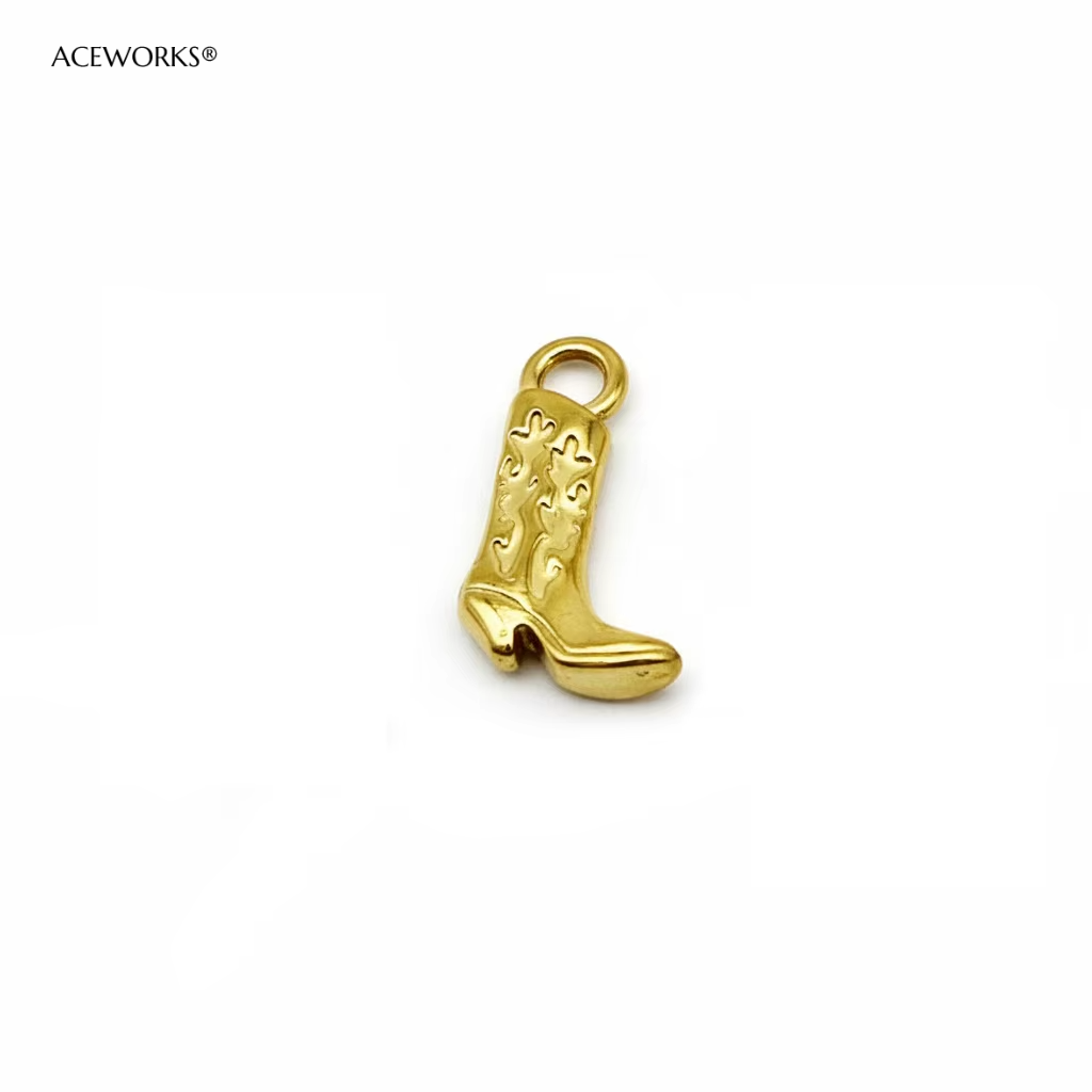 Cowboy Boots 3D Double-Sided 21.5*12.4mm