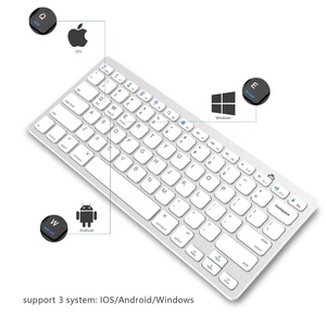 Portable Wireless <strong>Bluetooth</strong> <strong>Keyboard</strong> 78 Keys <strong>Mini</strong> Slim Laptop Tablet PC <strong>Keyboard</strong> Portable Wireless <strong>Keyboard</strong> for IMac/iPad - Product Image 3