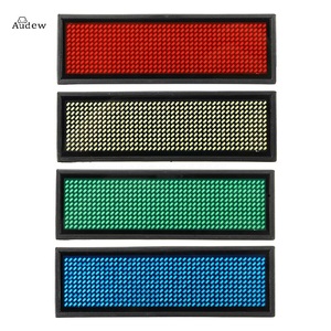 Insignia de nombre LED BT completamente nueva, tablero de mensajes de desplazamiento programable DIY, pantalla LED Mini, pantalla de patrón de dígitos de texto HD - Product Image 5