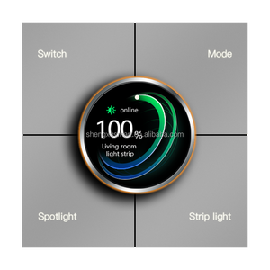 X3智能Zigbee 220v 10A墙壁开关，带电脑旋钮调光器，适用于家用图雅X3智能灯开关 - Product Image 6