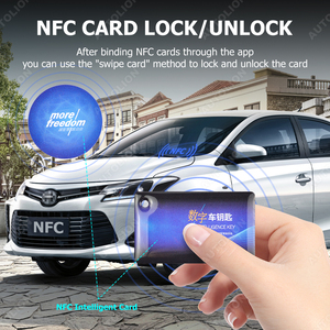 Pke ระบบกุญแจไร้สายบลูทูธควบคุมโทรศัพท์มือถือรีโมท NFC ล็อคกุญแจอัจฉริยะดิจิตอลอุปกรณ์เสริมรถยนต์ - Product Image 4