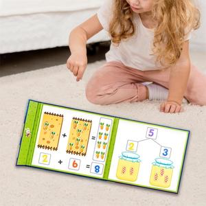 木製数学おもちゃ親子インタラクティブおもちゃ子供のためのゲームの加算と減算ゲーム数の学習を数える - Product Image 3