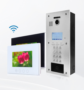 Apartamento intercomunicador puerta teléfono múltiples planos con cable sistemas de entrada de vídeo con monitor - Product Image 1