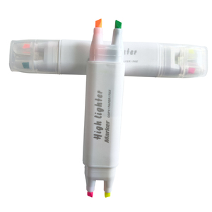 高级4合1智能粉彩荧光笔记号笔定制双尖斜平笔尖学校用促销 - Product Image 1