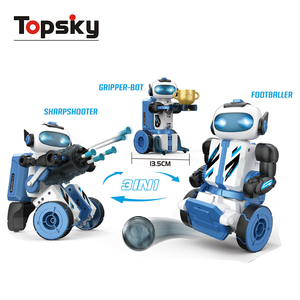 Intelligent 3-in-1 STEM Model <strong>Robot</strong> Puzzle Construction New Design Remote Control DIY Toys for Kids Boxed Sets - Product Image 2