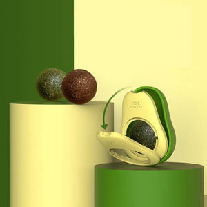 Nuevo se puede girar divertido Self-Hey Catnip Play Cat Toy Forma de aguacate Catnip Cat Toys - Product Image 6