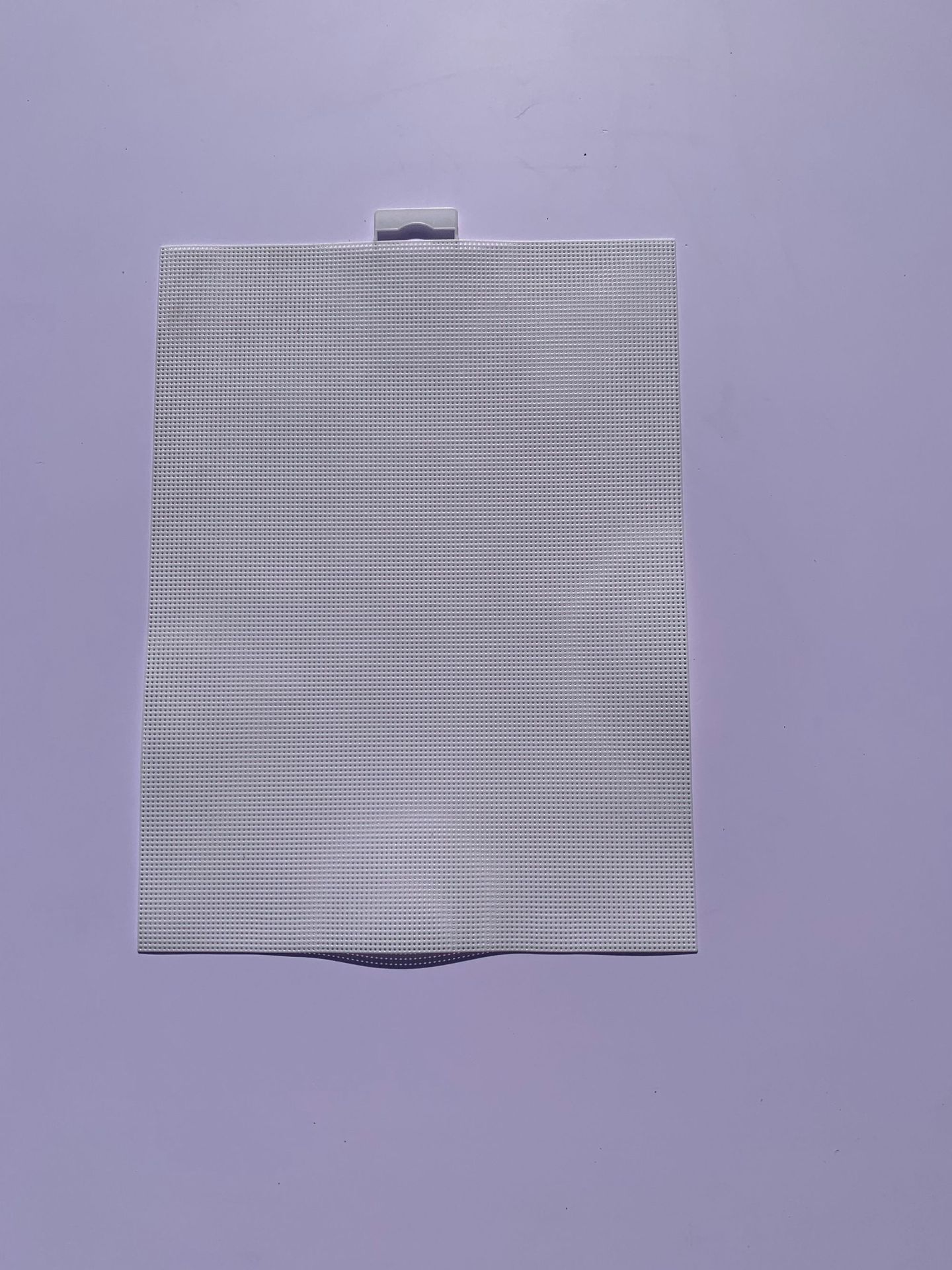 Toile en plastique 14ct couleur blanche