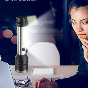 Многофункциональный светодиодный USB-фонарик с боковыми огнями - Product Image 6