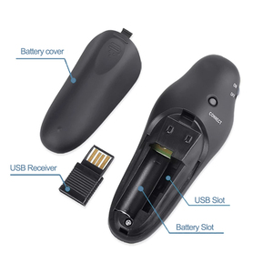 Presentazione Powerpoint USB Wireless da 2.4GHz PPT Flip Pen Pointer Clicker Presenter con telecomando a luce rossa per insegnante hot - Product Image 4