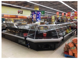 Cao Chất Lượng Hiển Thị Trong Tủ Lạnh Hải Sản Và Thịt Tươi Trường Hợp/Sang Trọng Delicatessen Tủ Hiển Thị Máy Làm Lạnh - Product Image 4