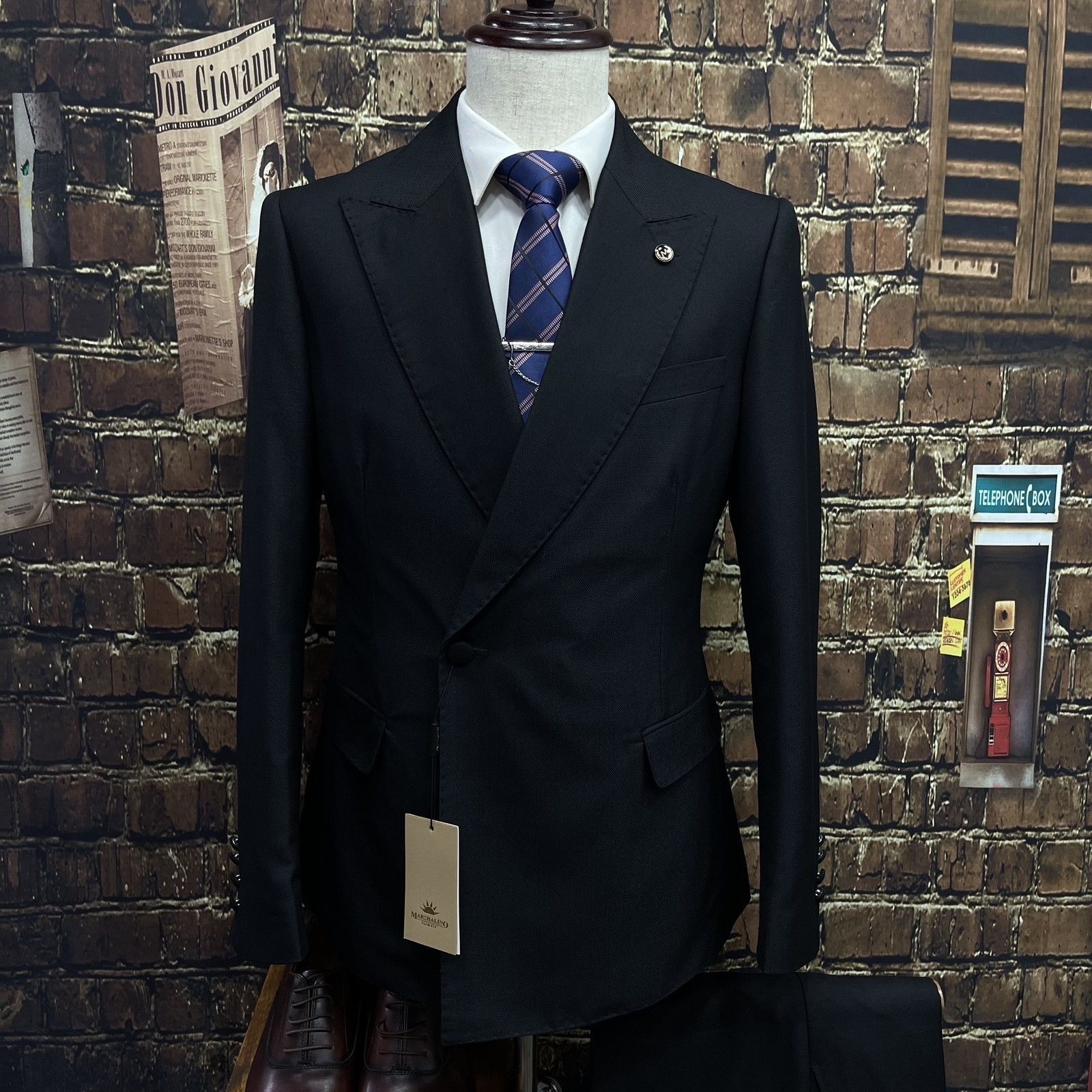 Nero-2 pezzi/set-giacca+pantaloni