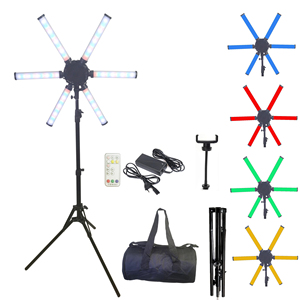 RGB LED Video <strong>Lighting</strong> Kit Photography <strong>Lighting</strong> with Wireless Remote/LCD Screen Dimmable 384Pcs LED Studio <strong>Lighting</strong> - Product Image 1