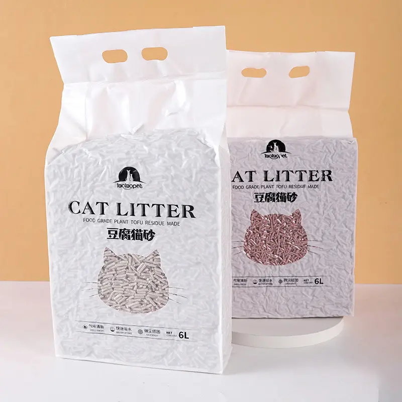 Forniture per animali domestici agglomeranti acquista manioca Meowtech paper Millet Bamboo tofu lettiera per gatti fornitori di sabbia pianta all'ingrosso degradabile