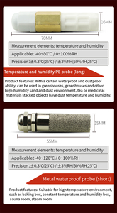 DC5-28V RS485 <strong>Temperature</strong> and Humidity Transmitter Modbus XY-MD03 Collector <strong>Temperature</strong> and Humidity PE Waterproof Probe - Product Image 6