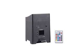 ไฟเวที DMX แบบไร้สายใช้แบตเตอรี่6in1รังสียูวีแบบมืออาชีพไฟติดผนัง - Product Image 5