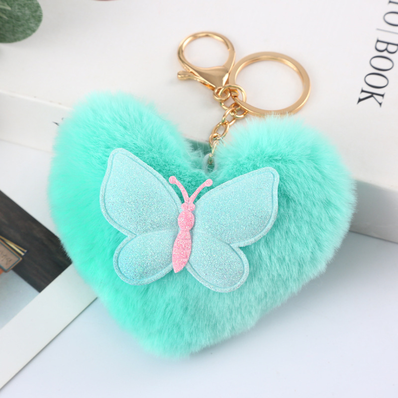 Azul celeste estilo corazón