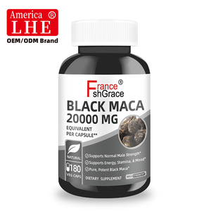 Extrait de Maca Noire Bio 20000mg Supplément pour Adultes Améliore l'Endurance Capsules de Racine de Maca Noire de Haute Qualité - Product Image 6