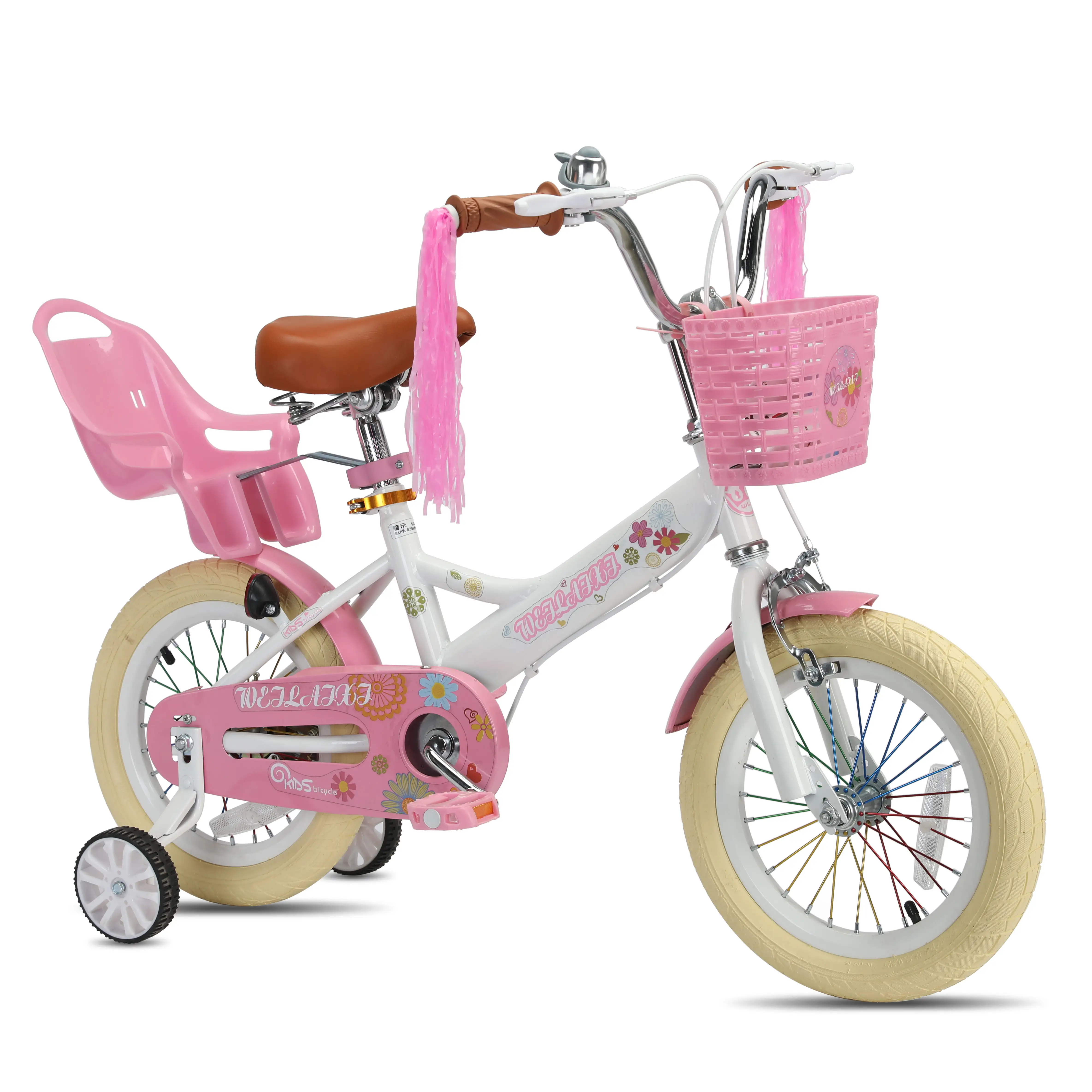 Bicicleta infantil com freio a disco grande tamanho 12 14 16 20 Polegada bicicleta infantil com linha de freio para meninos e meninas