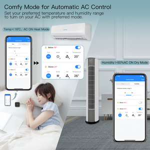 Tuya WiFiスマートIRサーモスタットACコントローラータッチボタンワイヤレス制御内蔵温度湿度センサー音声制御 - Product Image 5