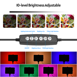 RGB LED Video Studio <strong>Light</strong> Kit LED Fill <strong>Light</strong> for Live Streaming - Product Image 5