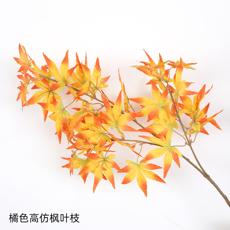 Feuilles d'érable orange imitation de haute qualité
