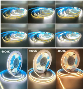Smart Home Lights 24v 12w Lights Decoration Smart Running Water Cob <strong>Led</strong> Strip with bluetooth App Controlled - Product Image 4