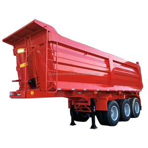 High Quality HOT Sales Rear Dump Semi Trailer <strong>Tipping</strong> Trailer Made in China Rear Dump Semi-trailer for Sale