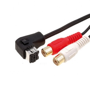 先锋知识产权总线端口汽车立体声音频2RCA输入电缆适配器 - Product Image 4