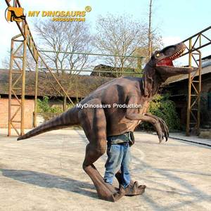 Eğlence için MYDINO simülasyon gerçekçi Velociraptor kostüm