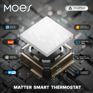 MOES Tuya Matter WiFi Smart Thermostat Temperature Controller Water Boiler Electric Heating With Alexa Google <strong>Apple</strong> - Product Image 4