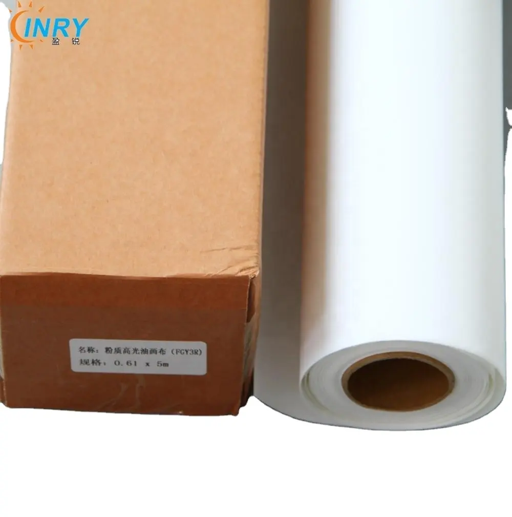 competitive price wholesale matte polycotton canvas for inkjet printer