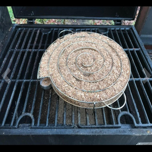 Paslanmaz çelik açık barbekü kamp barbekü pişirme-pelet sigara içen tepsi soğuk duman jeneratör Net braketi Metal sepet herhangi bir pişirme - Product Image 5