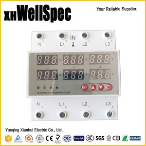 110V + 110V 220V 2 faz üzerinde voltaj koruyucusu akım koruma cihazı - Product Image 2