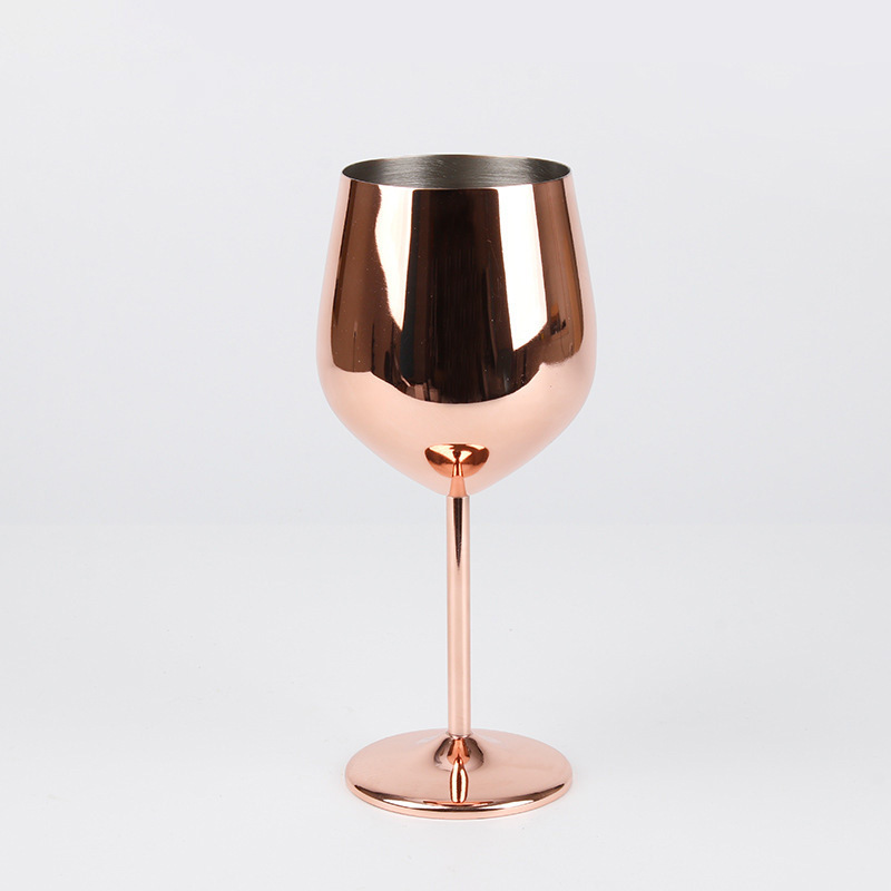 Electroplated rose gold