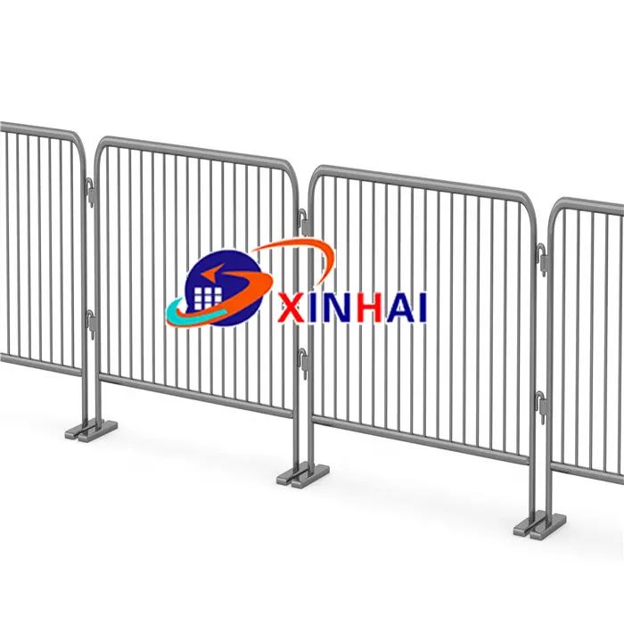 Stainless steel temporary road safety portable barricade crowd control barrier fence low price